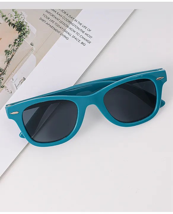 Babyhug Solid Sunglasses Free Size - Teal Blue
